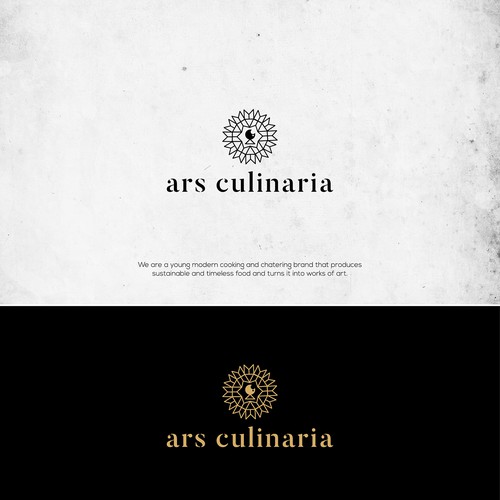 crate a modern logo for a young plant-based food company in Zurich.  Enjoy the art of culinary. Design réalisé par tachimaR