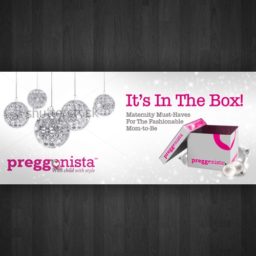 Design by sangyogita123 titled "Holiday Banner for Gift Box for Pregnant Women"