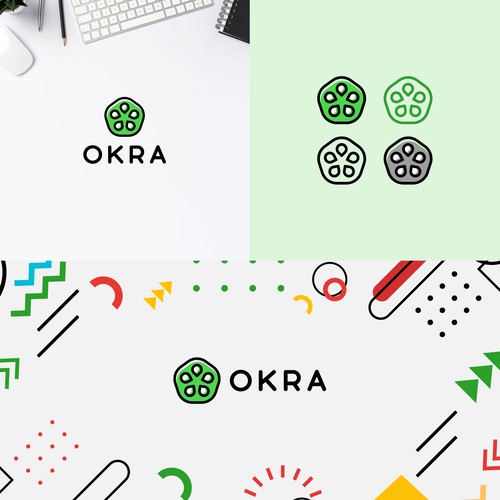 Design iconic Okra professional brand logomark Design by F.RIZ