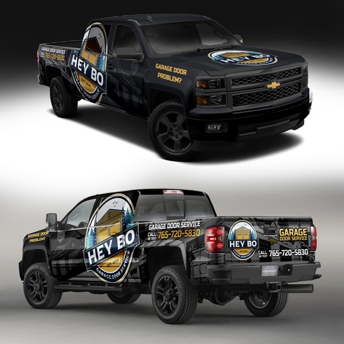 Garage Door Vehicle Wrap Design von J.Chaushev