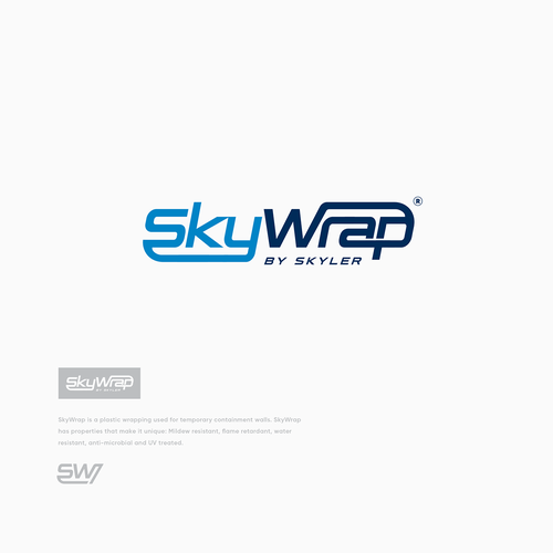 SkyWrap Logo Design by SimonMar
