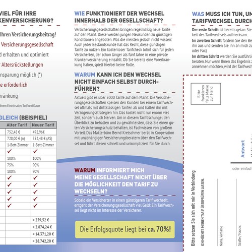 Proposta di design per un contest della categoria Cartolina, volantino o stampa realizzata da WerbeWieke