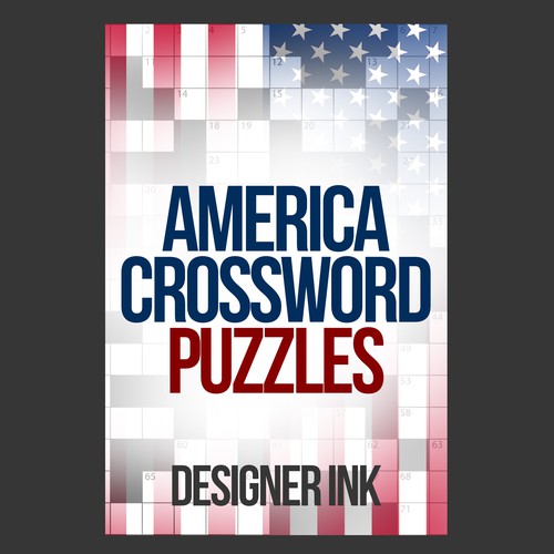 America Crossword Puzzles. Patriotic, Americana, Simple, Basic Design by GSPH