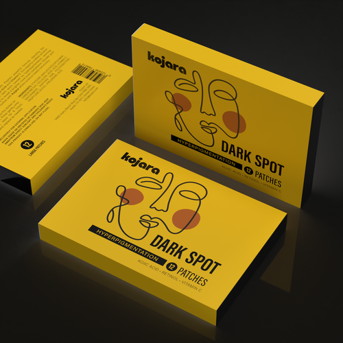 DARK SPOT PATCH PACKAGING Design by O Ñ A T E