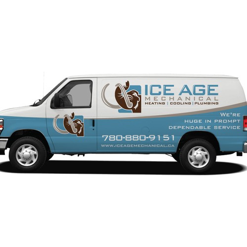 Vehicle signage for Ice Age Mechanical Design by Priyo