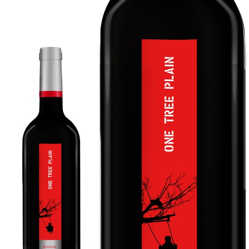 One Tree Plain wine label Design von DPA Design