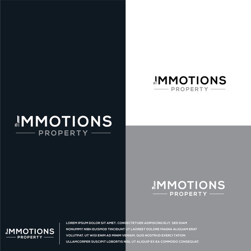 Logo IMMOTIONS PROPERTY Design by creativziner