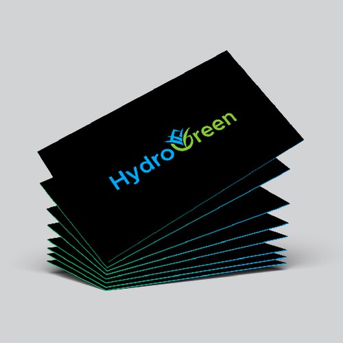 Sleek bold logo for hydroseeding company water droplet/grass Design by Dandes