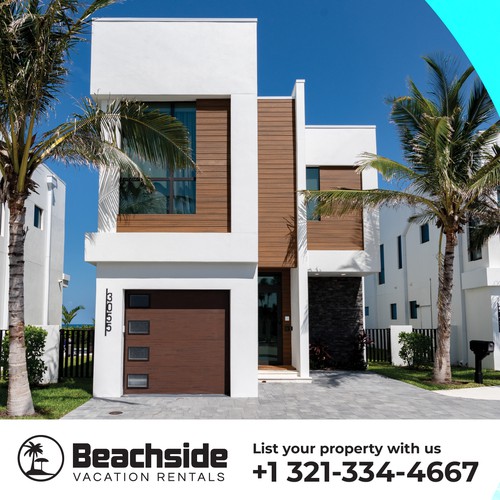 Design a Vacation Rental Management Postcard - Appeal to Property Owners Design by Mister Rainbow