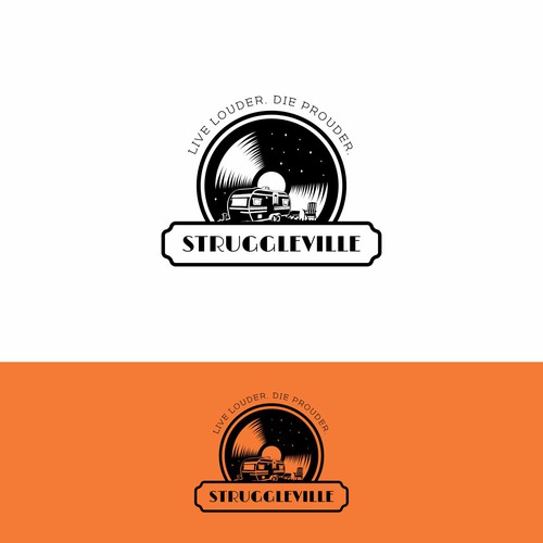 Folk Music Label Logo Design por Syarif HC