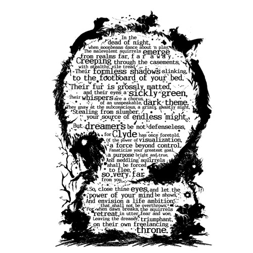 Word art for a poem Design by HEworks