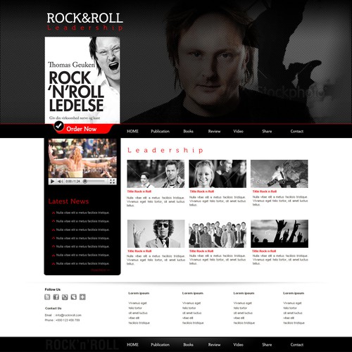 Rock'n' Roll Leadership Design by tvan