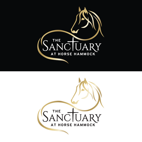 Elegant Horse Sanctuary Logo That Pulls On Your Heart Strings Design by Painted Pony Studios