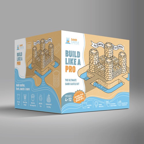 Designs | Design the Box for the Ultimate Sand Castle Toy | Product ...