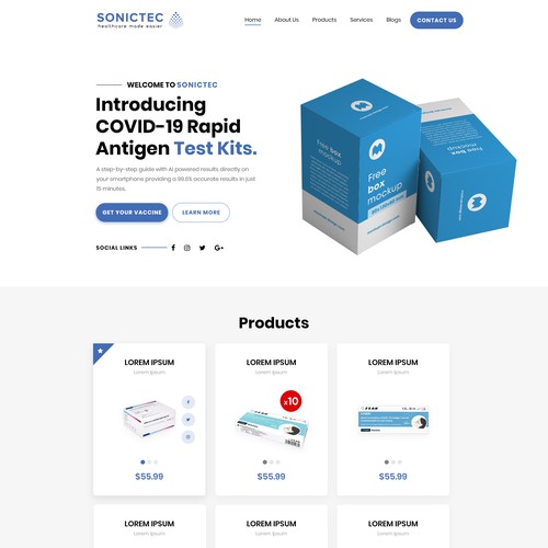 Web page design contest entry by Webenix Solutions