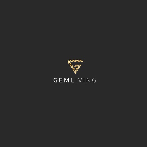 Geometrical, minimalist, modern brand design for Gem Living Design by Jose MNN