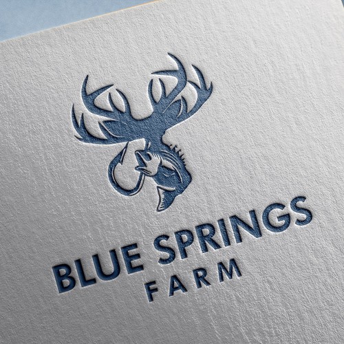 Logo for our Der hunting and bass fishing recreational farm Design by Zlajks