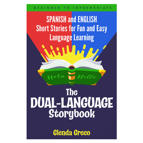 Cover for a book that teaches you Spanish with Short Stories Design by AleMiglio