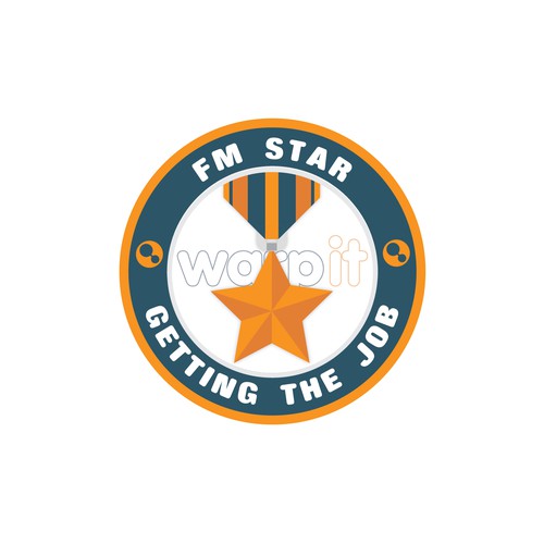 Design a pin badge for the service team!! Design von bor6es