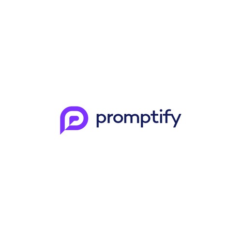 Modern, Simple and Sleek Logo for Promptify.com Design by TheDaydreamerStd