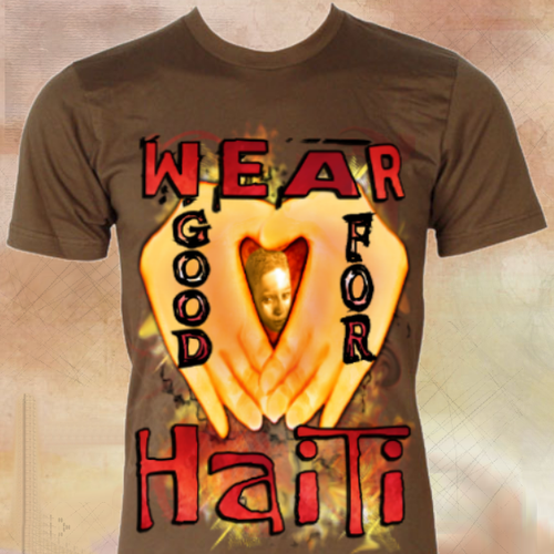 Wear Good for Haiti Tshirt Contest: 4x $300 & Yudu Screenprinter Design by Deb.Voigt