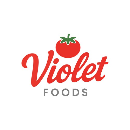 Violet Foods Logo Design by DevDevit   ★ ★ ★ ★ ★