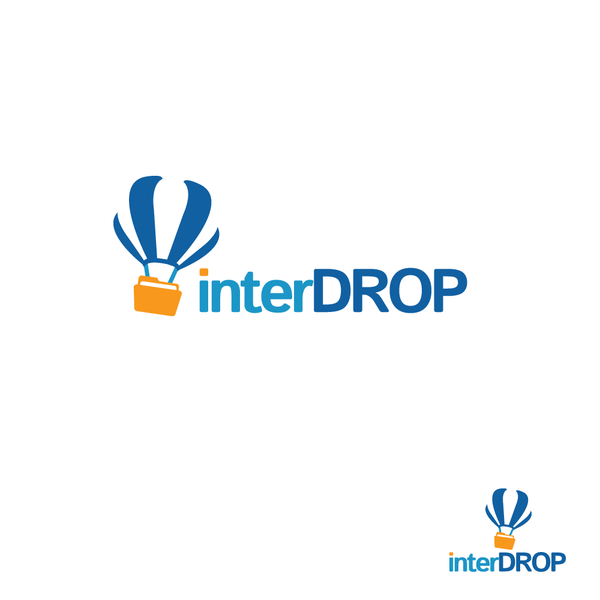 Cloud File Uploads Logo Design