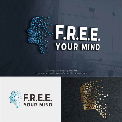 FREE YOUR MIND Logo Contest Design réalisé par ALO Art