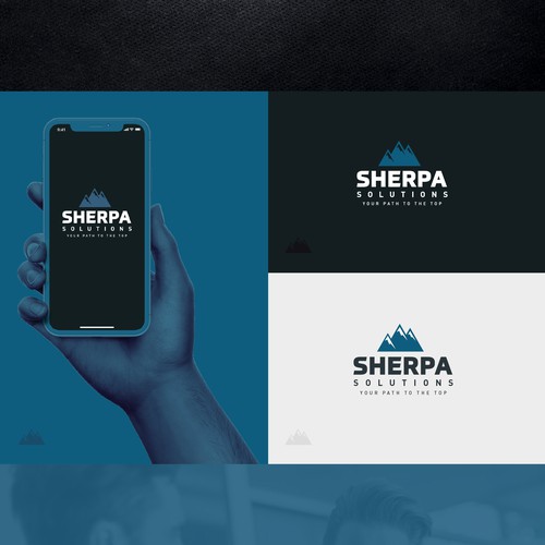 Create a powerful logo for Sherpa Solutions that will make people want to climb the career ladder Design by Romero Melo™