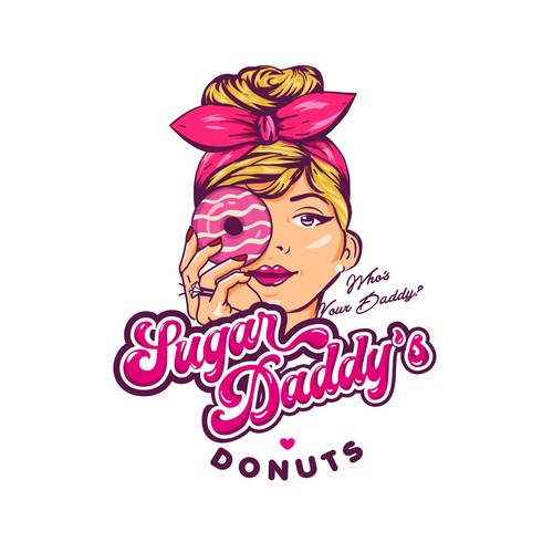 SUGAR DADDY DONUTS LOGO CONTEST Design by nindadian