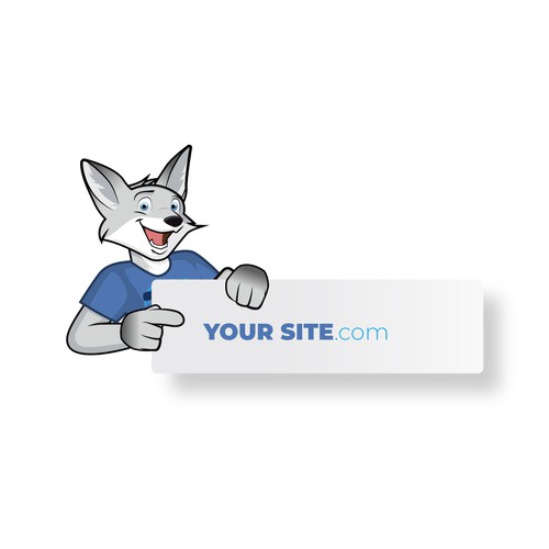 "silver fox 77" (cartoon/comic style) for our new website Design by RF.design