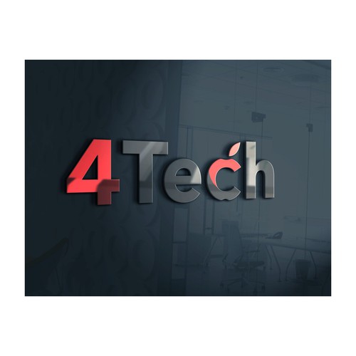 4Tech - Logo Design by plus44