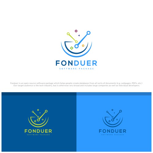 A tech product named after a food? Come design a logo for Fonduer! Design by idea@Dotcom