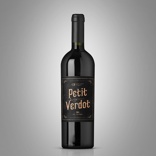 Design a new wine label for our new California red wine... Design por Byteripper