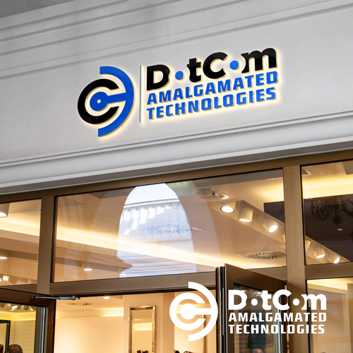 "DotComAT" winning Logo design