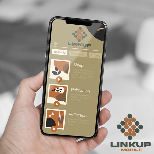 LinkUp Mobile Design by risnwt