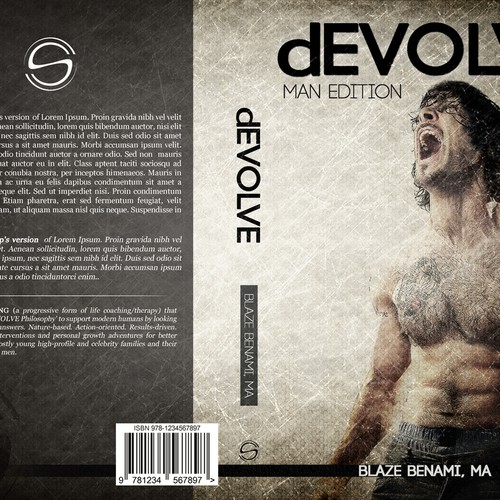 Book Cover Needed!!! Edgy, Masculine, Modern and Minimalistic for progressive self-help book for men Design by SilentRevolt