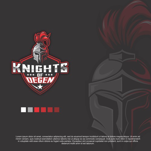 "Knights of Degen" Logo and Branding Design by Adiwinata