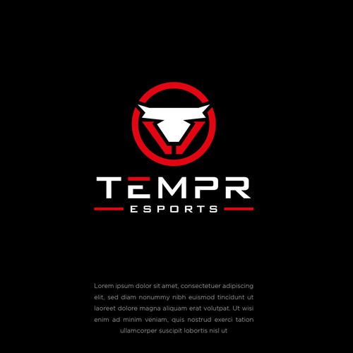 Logo for TEMPR Esports Design by ivek_design