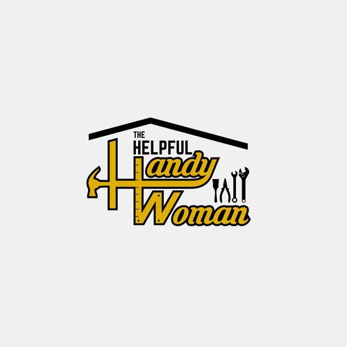 We need a design for our handywoman business that mixes masculine and feminine. Design by XarXi