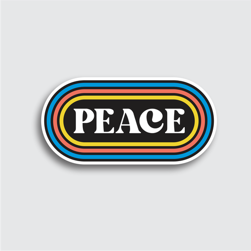 Design A Sticker That Embraces The Season and Promotes Peace Diseño de mhmtscholl