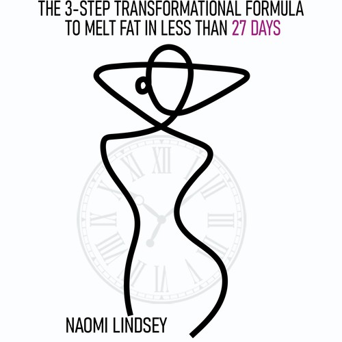 Compelling intermittent fasting book cover design to appeal to women over 50 Design by Gergana ®