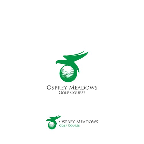 Golf Course Logo - Osprey Meadows Golf Course at Tamarack Design by eRsiti_Art