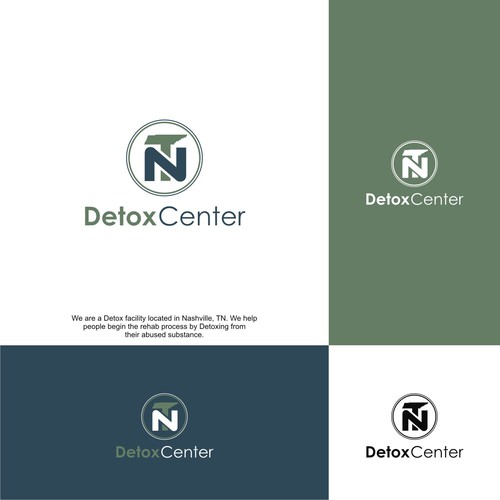 Detox Center Logo Design by @ProSolution.