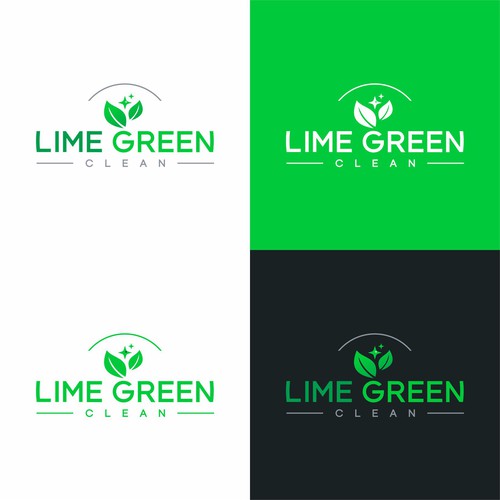 Lime Green Clean Logo and Branding Design by Jazie
