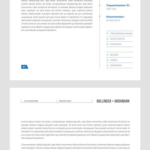 Word Template 2 Pages, PH Structural Engineering-ontwerp door Budiarto ™