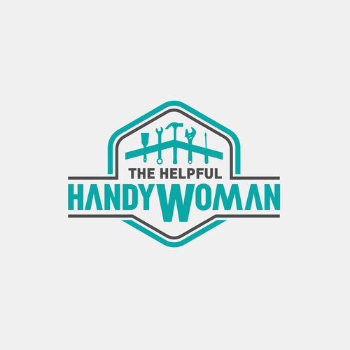 We need a design for our handywoman business that mixes masculine and feminine. Design by XarXi