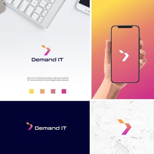 Design a logo for a modern & professional IT-consultancy business! Design by Wanpis