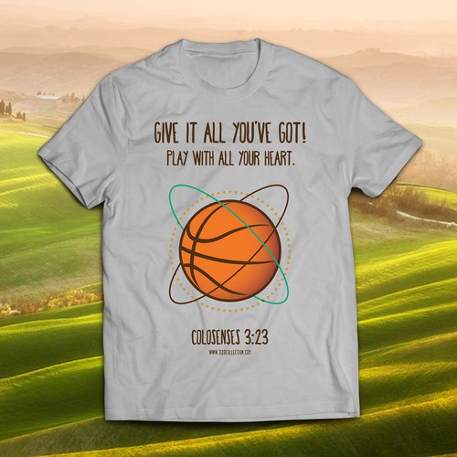 Christian Themed Basketball Shirt for 320 Collection | T-shirt contest