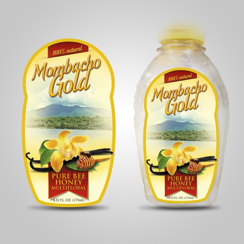 product packaging for Mombacho Gold Réalisé par GM Studio